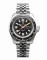 Zilverkleurig herenhorloge van Momentum Watches met stalen riem band Sea Quartz 30 Black 42MM