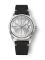 Męski srebrny zegarek Nivada Grenchen ze skórzanym paskiem Antarctic Spider 32023A09 38MM Automatic