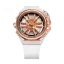 Men's Mazzucato gold watch with rubber strap Rim Sport Gold / White - 48MM Automatic