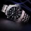 Montre Davosa pour homme en argent avec bracelet en acier Argonautic Lumis Mesh - Silver/Black 43MM Automatic