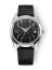 Reloj Nivada Grenchen plata para hombre con banda de goma Antarctic Spider 35011M01 35M