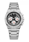 Miesten hopeinen NYI Watches -kello teräshihnalla Malcom - Silver 41MM