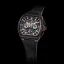 Černé pánské hodinky Ralph Christian s gumovým páskem The Vector Sport Copper Eclipse 47MM