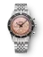 Reloj Nivada Grenchen Plata para hombre con correa de acero Chronoking Mecaquartz Salamon Beads of Rice 87043Q04 38MM