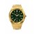 Relógio de ouro de homem Paul Rich com bracelete de aço Star Dust - Green Gold Automatic 45MM