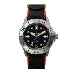 Męski srebrny zegarek Draken ze stalowym paskiem Tugela – Steel 42MM