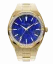 Relógio Paul Rich ouro para homens com pulseira de aço Frosted Star Dust Lapis Nebula - Gold 45MM