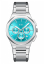 Ασημένιο ρολόι NYI Watches για άντρες με ιμάντα από χάλυβα Cardinal - Silver 42MM
