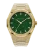 Men's gold Paul Rich watch with steel strap Frosted Star Dust II - Gold / Green 43MM