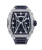 Men's silver Paul Rich Watch with a rubber band Frosted Astro Day & Date Lunar - Silver / Blue 42,5MM