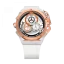 Men's Mazzucato gold watch with rubber strap Rim Sport Gold / White - 48MM Automatic