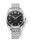 Relógio Nivada Grenchen prata para homens com pulseira de aço Antarctic 35002M12 35MM