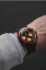 Zwart herenhorloge van Nivada Grenchen met rubberen band Chronoking Mecaquartz Steel Black 87041Q10 38MM