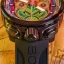 Men's black Bomberg Watch with rubber strap MAYA GREEN 45MM