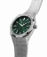 Męski srebrny zegarek Paul Rich ze stalowym paskiem Frosted Star Dust Jade Waffle - Silver 45MM