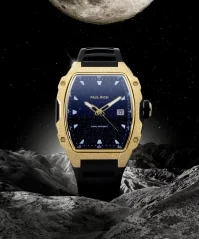 Montre homme Paul Rich Watch couleur or avec caoutchouc Frosted Astro Mason - Gold 42,5MM