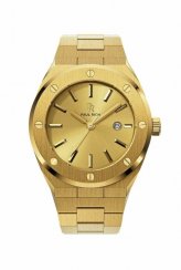 Men's Paul Rich gold watch with steel strap Midas Touch 42MM