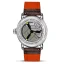 Men's silver Ferro & Company with leather strap AGL 2 Automatic 24H Black 42MM Automatic