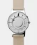 Ασημένιο ρολόι Eone για άντρες με δερμάτινη ζώνη Bradley Edge - Silver 40MM