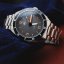Men's silver Phoibos watch with steel strap Reef Master 200M - Fossil Gray Automatic 42MM