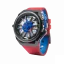 Czarny męski zegarek Mazzucato z gumowym paskiem Rim Sport Black / Red - 48MM Automatic