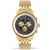 Relógio masculino Louis XVI de ouro com pulseira de aço Artagnan - Gold 47.5MM