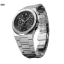 Men's silver Valuchi watch with steel strap Chronograph - Silver Black 40MM