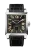 Męski srebrny zegarek Agelocer Watches ze skórzanym paskiem Codex Retro Series Silver / Black 35MM