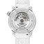 Men's silver Bomberg Watch with leather strap CBD WHITE 43MM Automatic
