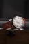 Orologio da uomo Nivada Grenchen in colore argento con cinturino in pelle Antarctic 35001M15 35MM