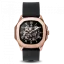 Reloj dorado Ralph Christian de hombre con goma The Avalon - Rose Gold Automatic 42MM