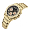 Montre NYI Watches pour homme de couleur or avec bracelet en acier Doyers - Gold 41MM