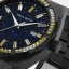 Montre Paul Rich pour homme en argent avec bracelet en acier Bumblebee Frosted Star Dust - Black 45MM Limited edition