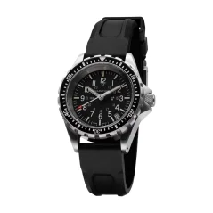 Srebrni muški sat Marathon Watches s čeličnim pojasom Medium Diver's Quartz 36MM