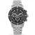 Men's silver Louis XVI watch with steel strap Majesté - Silver 43MM
