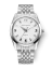 Relógio Nivada Grenchen prata para homens com pulseira de aço Antarctic 35005M04 35MM