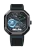 Czarny zegarek męski Agelocer Watches z gumowym paskiem Volcano Series Black / Blue 44.5MM Automatic