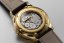 Men's gold Delbana Watch with leather strap Recordmaster Mechanical Gold 40MM
