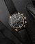 Czarny męski zegarek Vincero z paskiem z prawdziwej skóry The Apex Rose Gold/Black 42MM