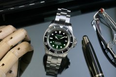 Men's silver Ocean X watch with steel strap SHARKMASTER 1000 SMS1019 - Silver Automatic 44MM