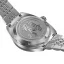 Strieborné pánske hodinky Circula Watches s ocelovým pásikom AquaSport GMT - Black 40MM Automatic