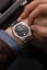 Zilverkleurig herenhorloge van Nivada Grenchen met stalen riem F77 TITANIUM ANTHRACITE 68006A77 37MM Automatic