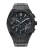 Men's black Paul Rich watch with steel strap Frosted Motorsport - Black / Blue 45MM Limited edition