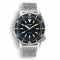 Stříbrné pánské hodinky Squale s ocelovým páskem 1521 Militaire Mesh - Silver 42MM Automatic