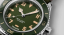 Orologio da uomo Undone Watches in argento con cinturino in pelle Basecamp Cali Green 40MM Automatic