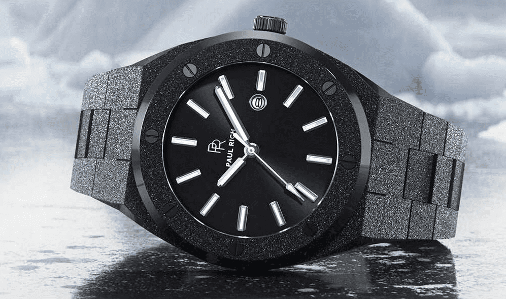 Lorus Reloj de cuarzo para hombre con correa de acero inoxidable, plata, 11  (Modelo: RH933NX9), Negro -, Pulsera